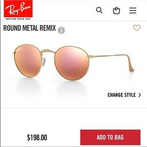 AUTHENTIC Round Metal RAY BAN